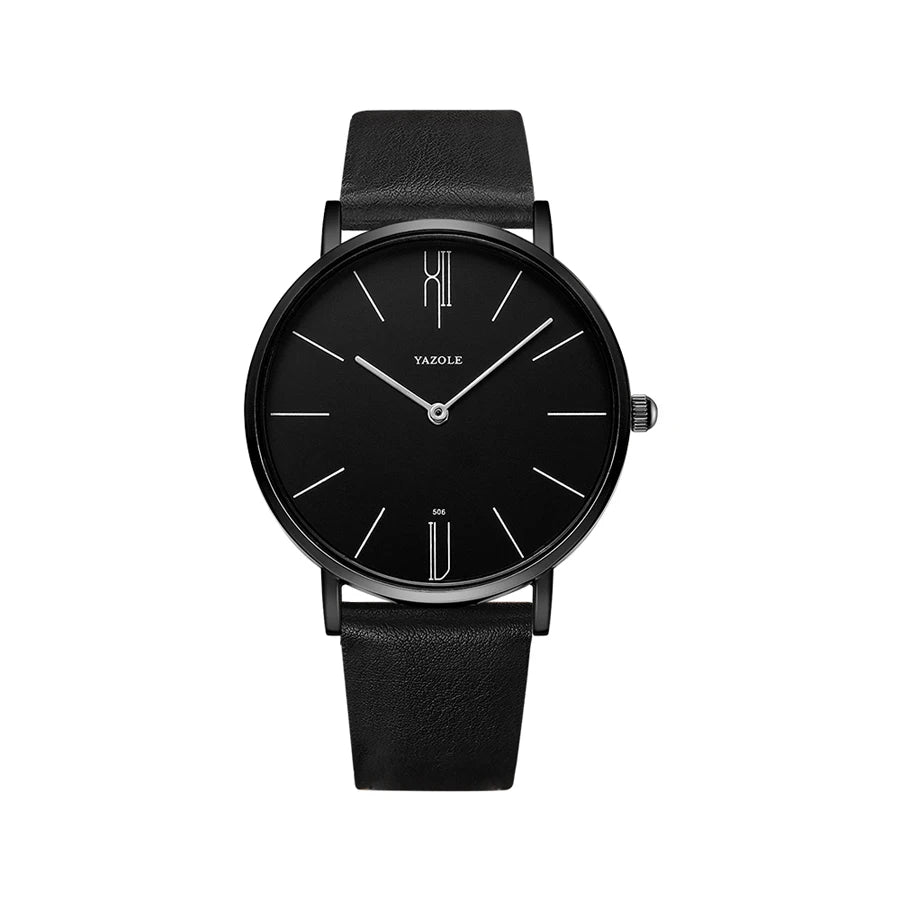 Hommes Montre Cuir Véritable Militaire Sports