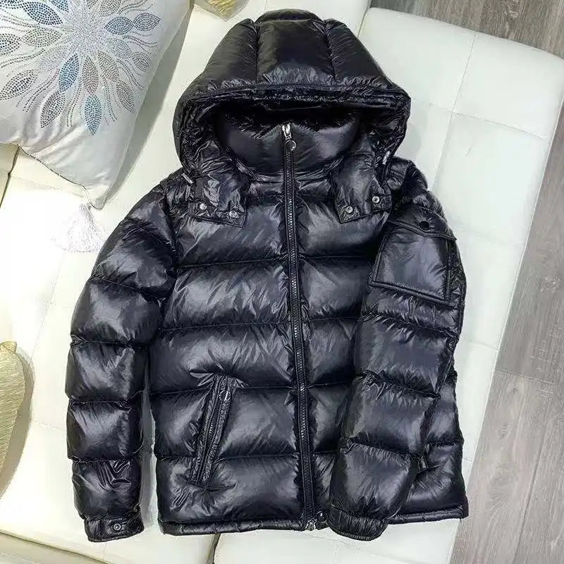 2024 Nouvelle Doudoune Jeunesse Lâche Court Vêtements à capuche Style coréen Tendance Beau Bright Face Down Jacket