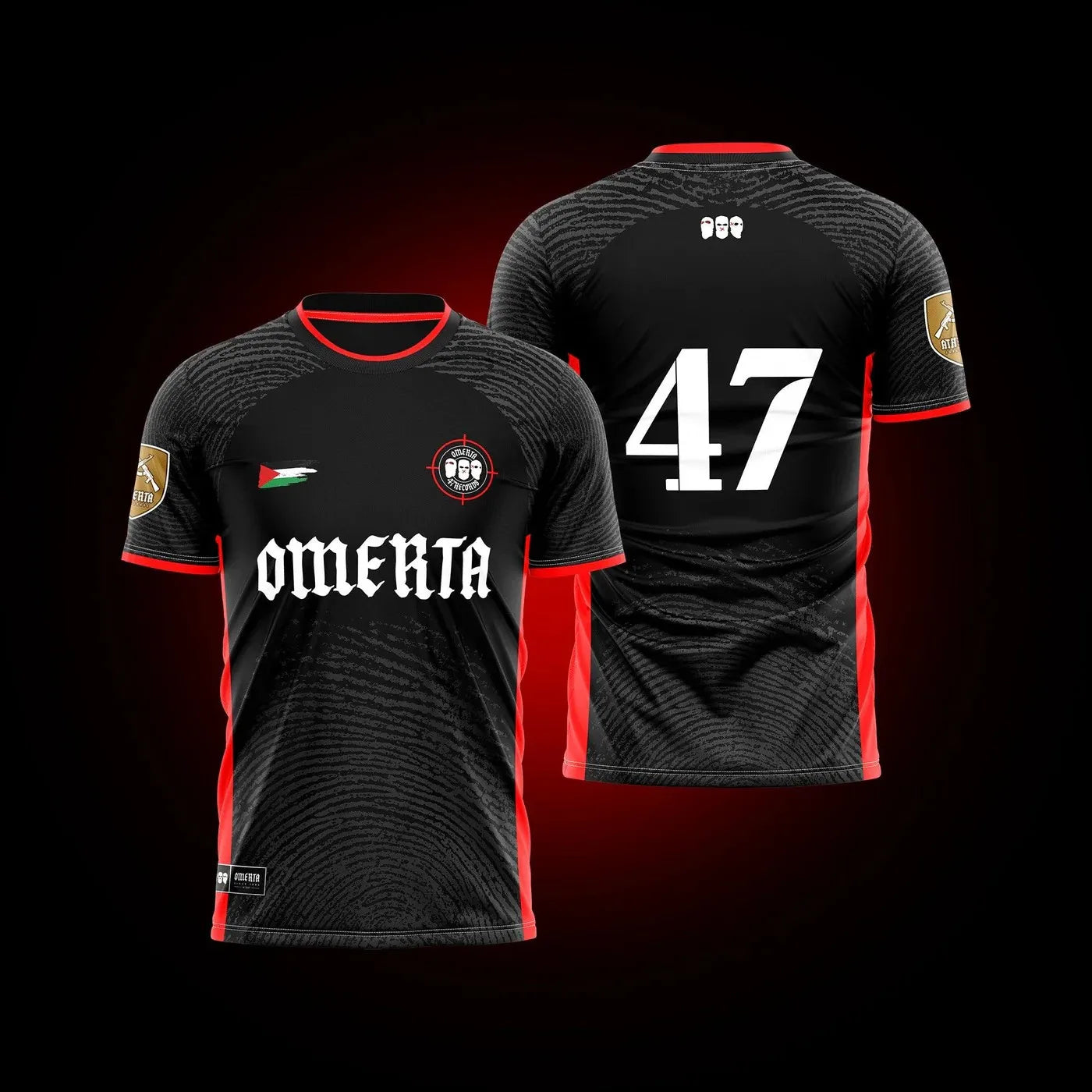 OMERTA-Maillot de boxe imprimé 3D pour homme, maillot respirant, vêtements de sport en plein air, col rond, manches courtes, t-shirt pour enfant, GérSummer