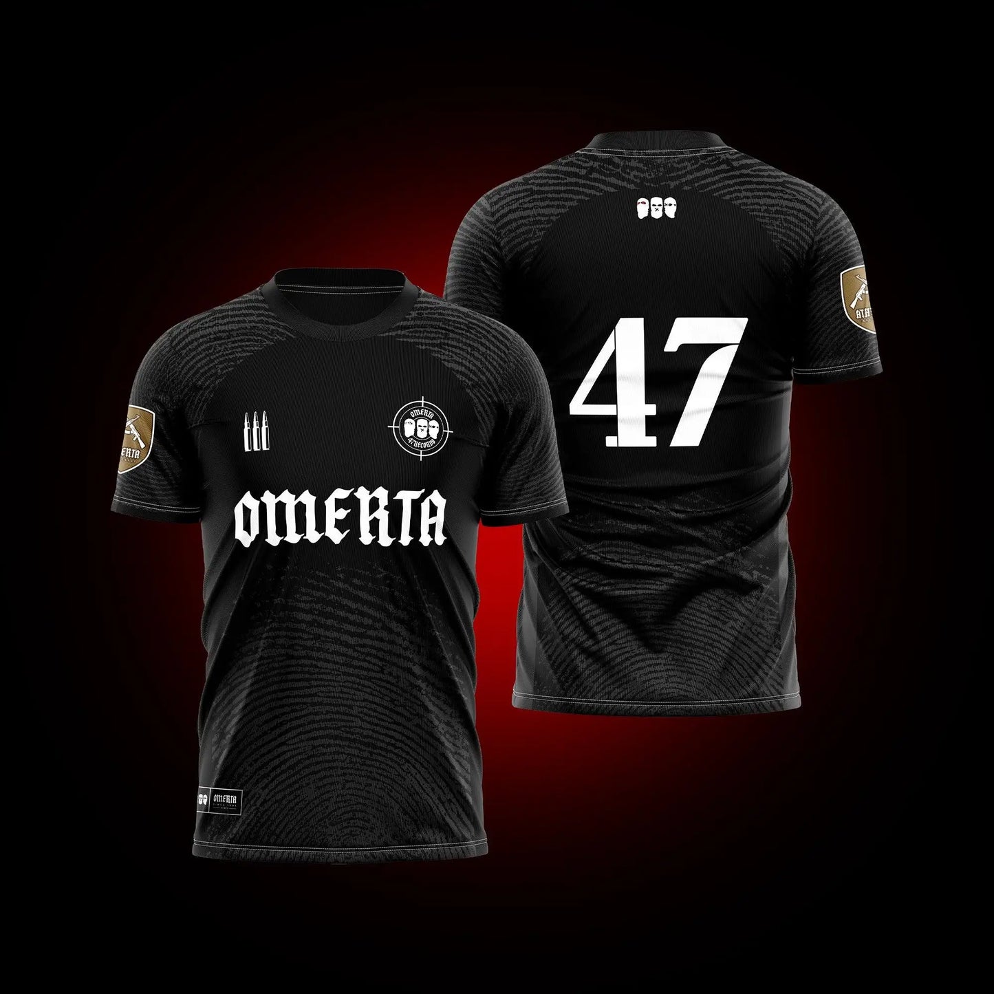 OMERTA-Maillot de boxe imprimé 3D pour homme, maillot respirant, vêtements de sport en plein air, col rond, manches courtes, t-shirt pour enfant, GérSummer