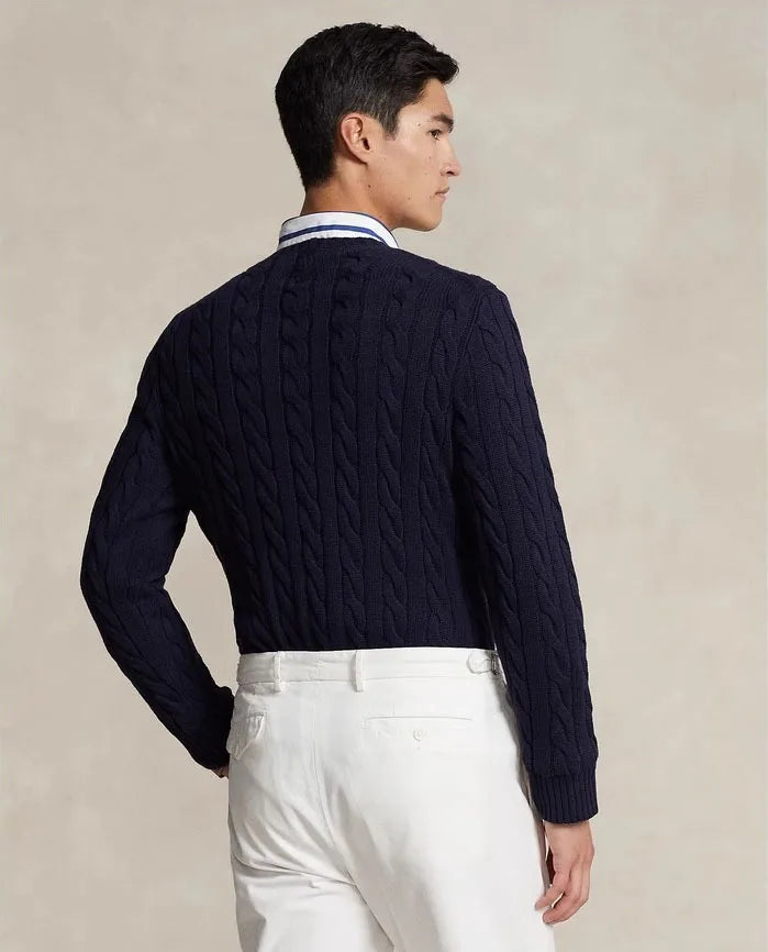 Pull en cachemire à col rond pour hommes et femmes, pull en tricot POLO, pull Ralph Dark, marque de luxe, classique, hiver