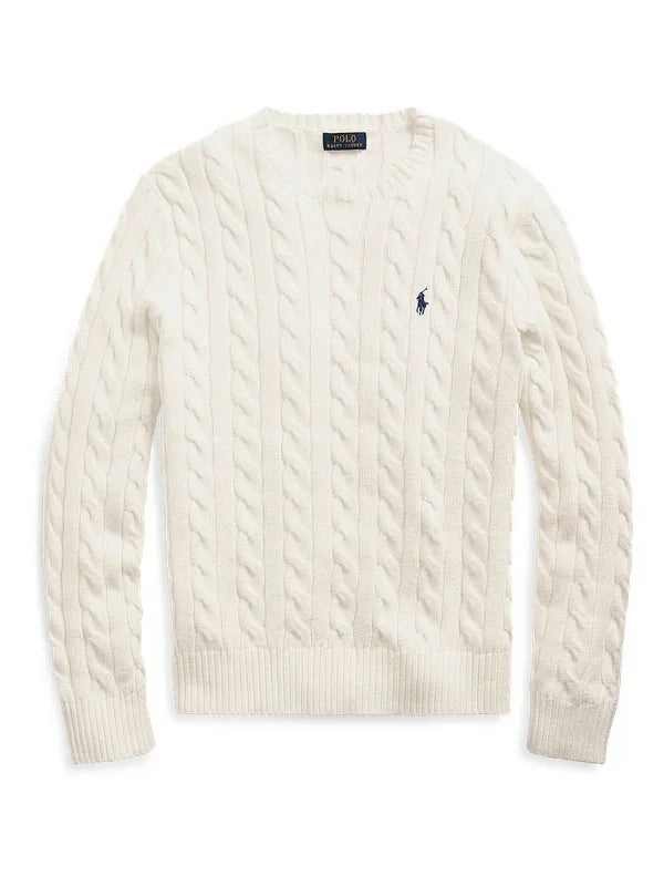 Pull en cachemire à col rond pour hommes et femmes, pull en tricot POLO, pull Ralph Dark, marque de luxe, classique, hiver